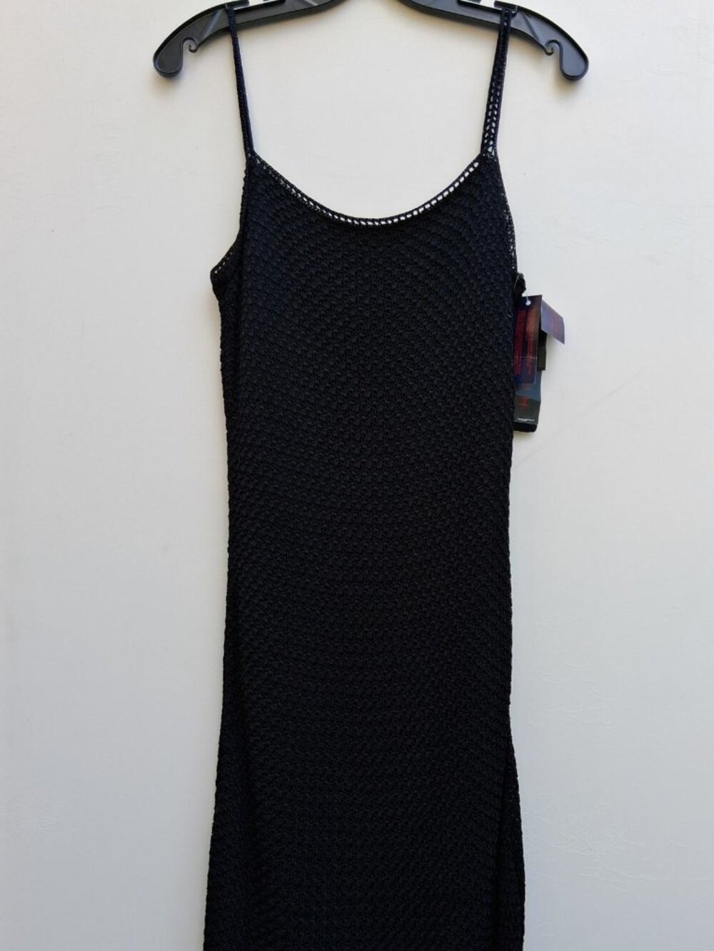 Vintage RALPH by RALPH LAUREN exclusive hand-knit sleeveless dress, black (s. L)